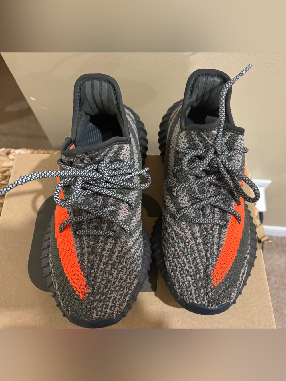 adidas YZY 350 V2 Kraft Box with Black Print